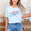 Western Stars and Stripes Short Sleeve Crewnneck Tee