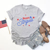 Western Stars and Stripes Short Sleeve Crewnneck Tee