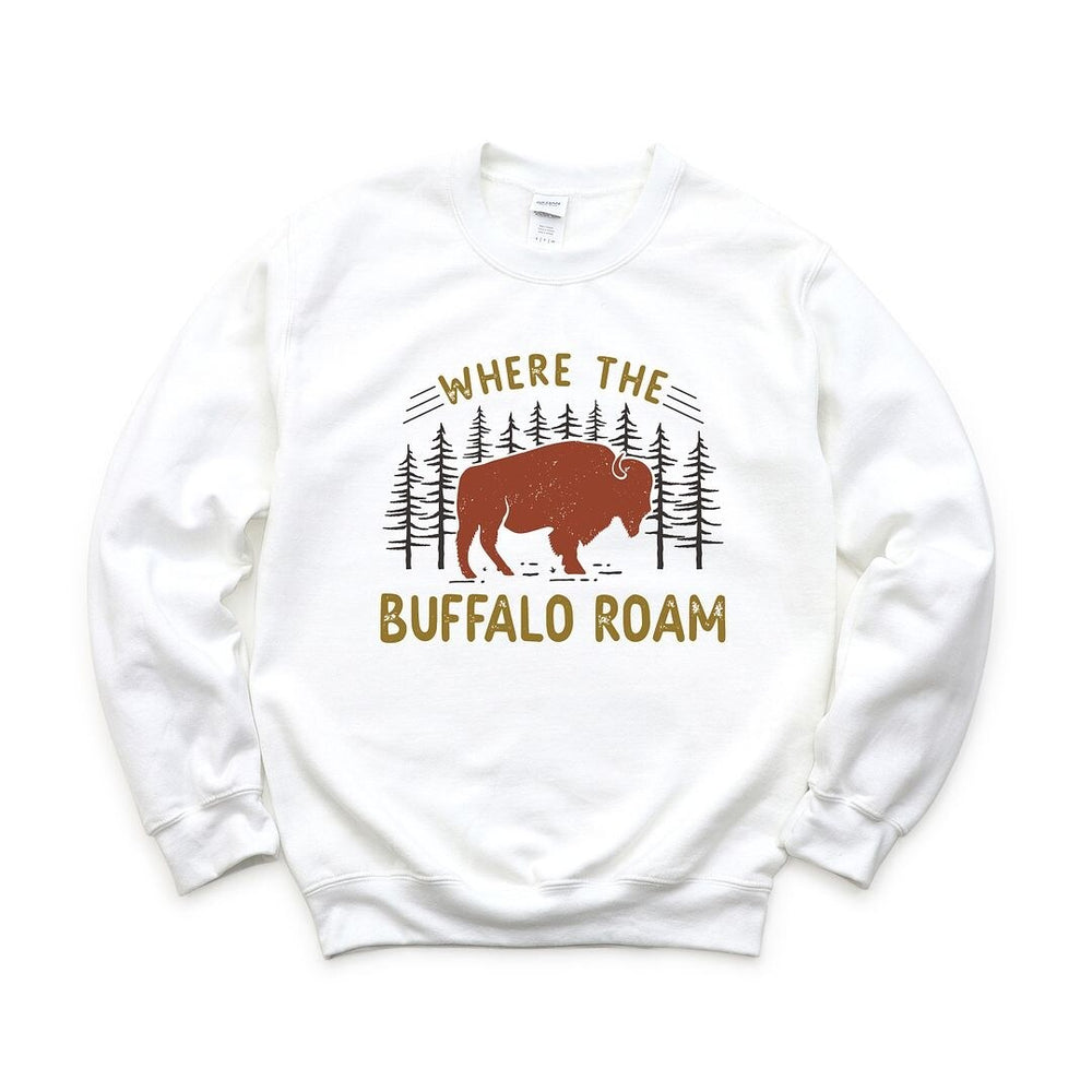 Where The Buffalo Roam Graphic Sweatshirt