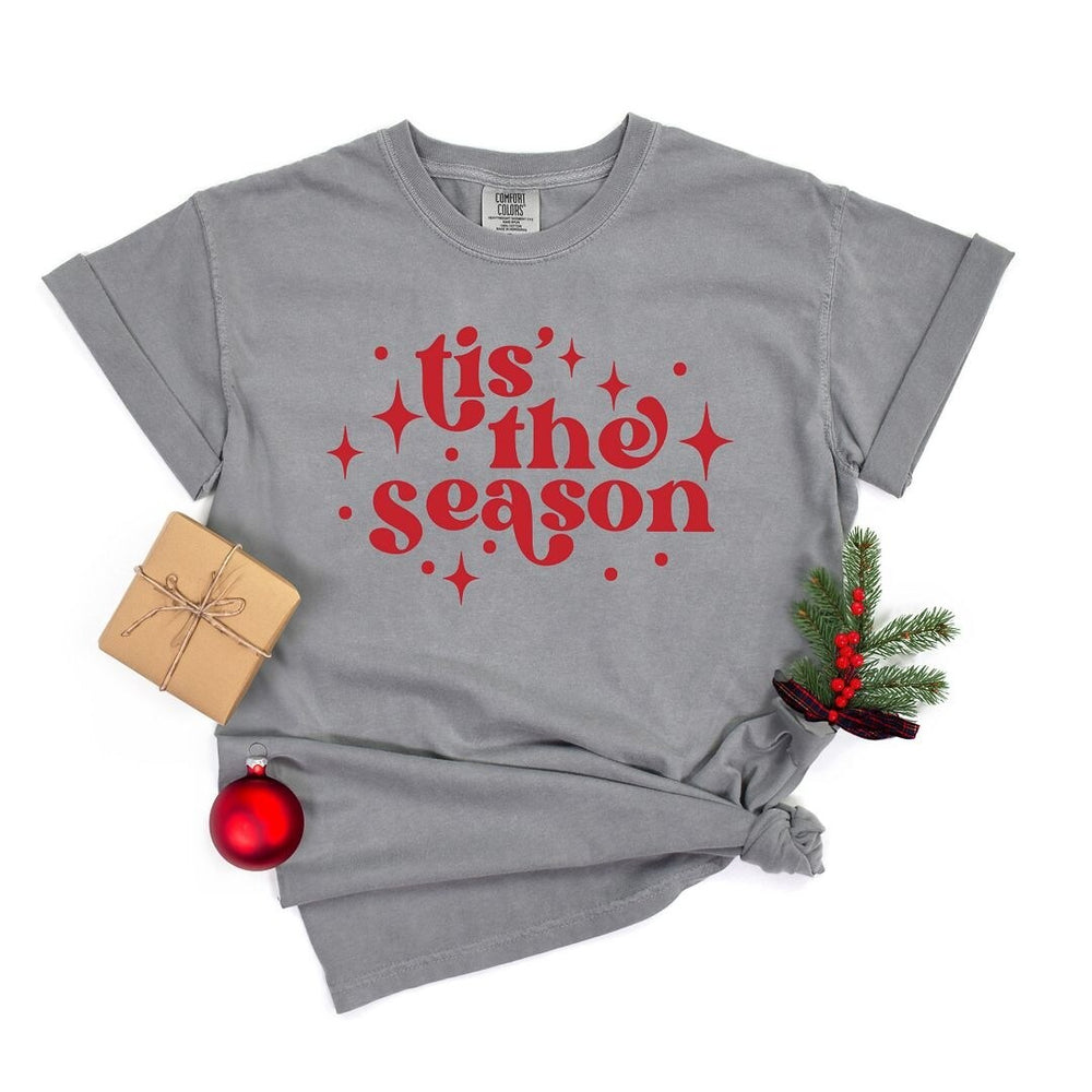 Whimsical Tis the Season Garment Dyed Tee