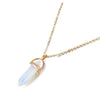 White Prism Crystal Pendant Necklace