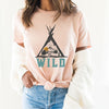 Wild Teepee Short Sleeve Crewnneck Tee