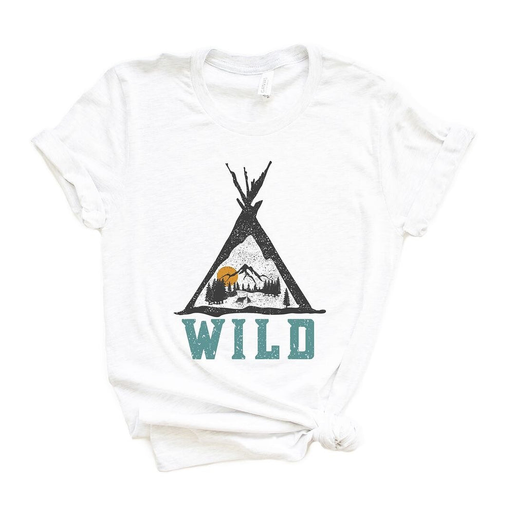 Wild Teepee Short Sleeve Crewnneck Tee