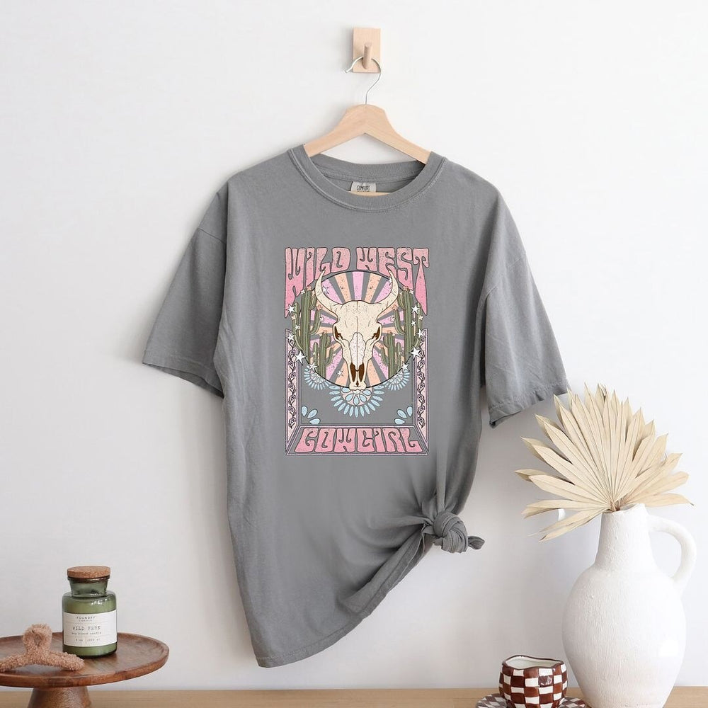 Wild West Cowgirl Garment Dyed Tee