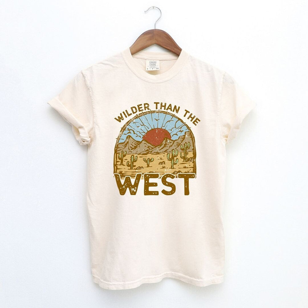 Wilder Than The West Garment Dyed Tee