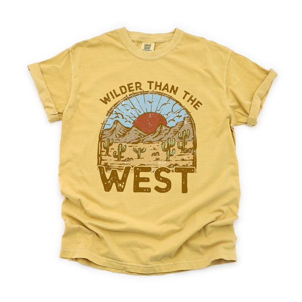 Wilder Than The West Garment Dyed Tee