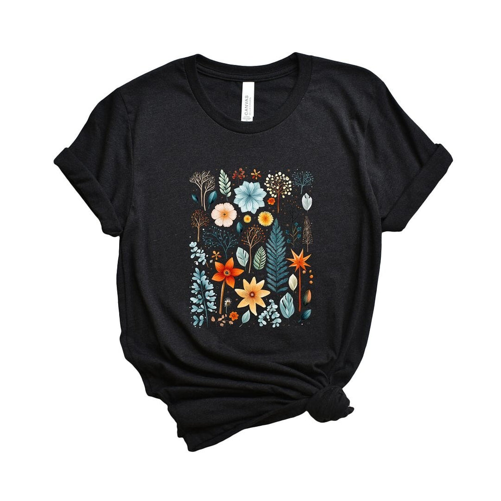 Winter Leaves Short Sleeve Crewnneck Tee