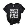 Winter Spring Summer Football Short Sleeve Tee