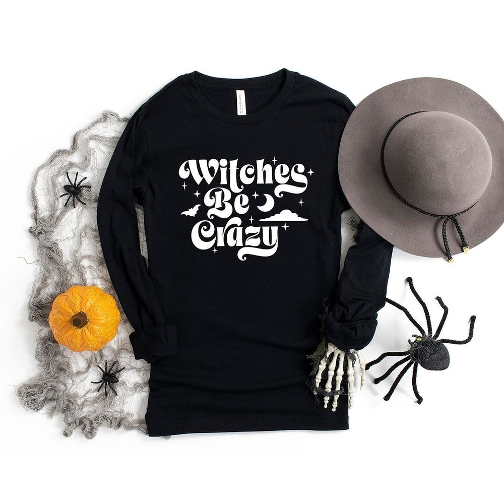 Witches Be Crazy Moon Long Sleeve Tee