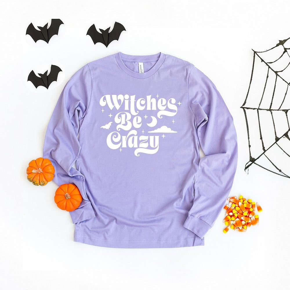 Witches Be Crazy Moon Long Sleeve Tee