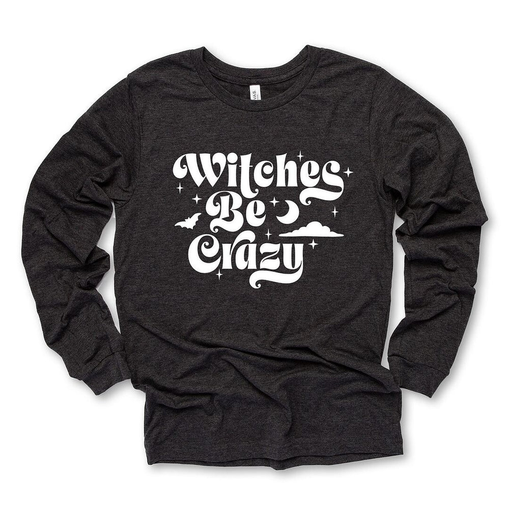 Witches Be Crazy Moon Long Sleeve Tee