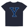 Yale University Distressed Primary Logo Women