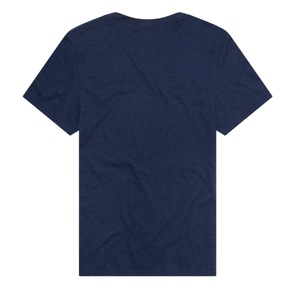 Yale University Simple Distressed Logo Unisex Adult Heathered Premium T Shirt