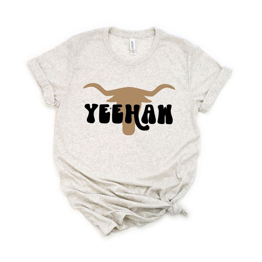 Yeehaw Bull Short Sleeve Crewnneck Tee