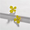 Yellow Flower Earrings