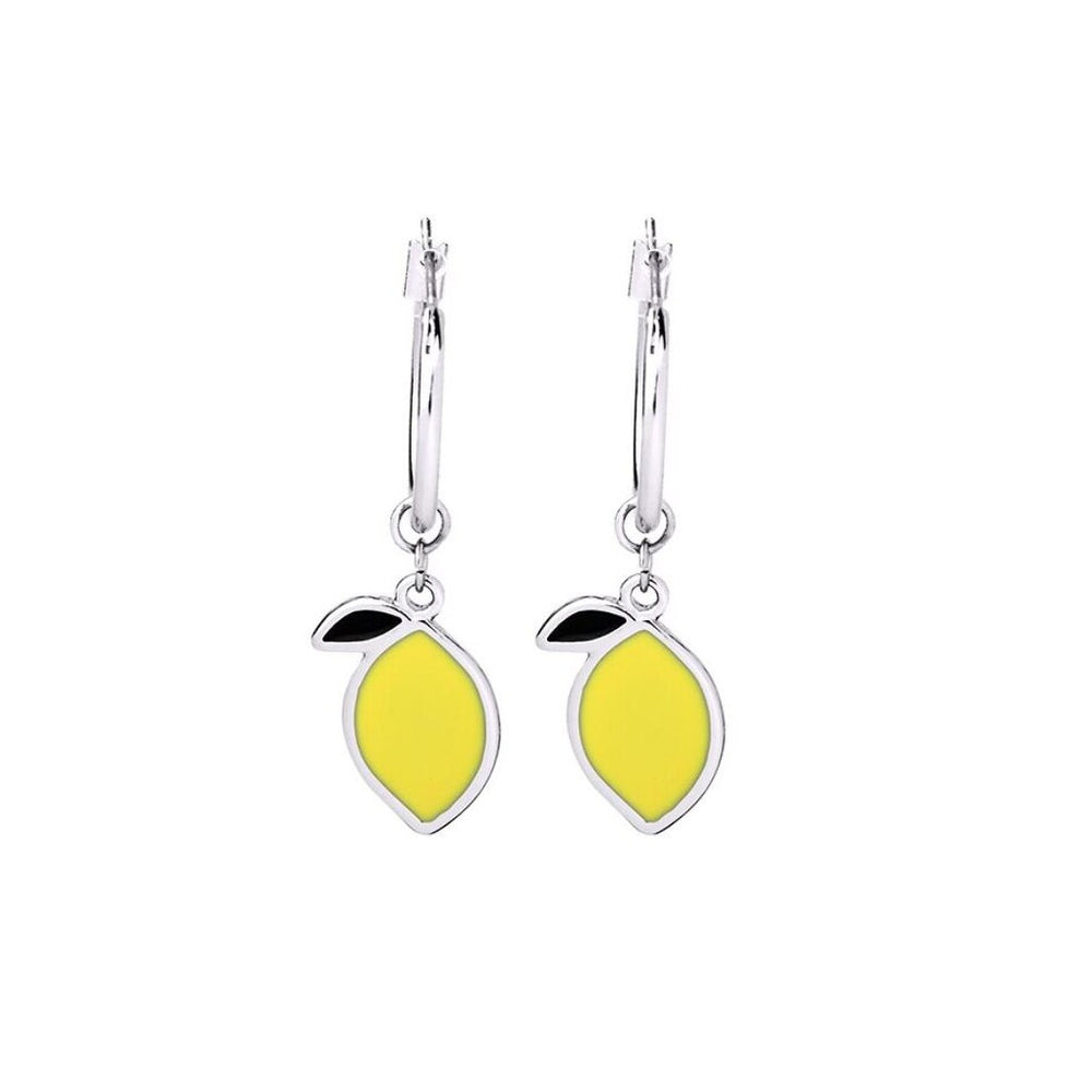 Yellow Lemon Drop Earrings