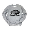 Yellowstone Bison Graphic Sweatshirt