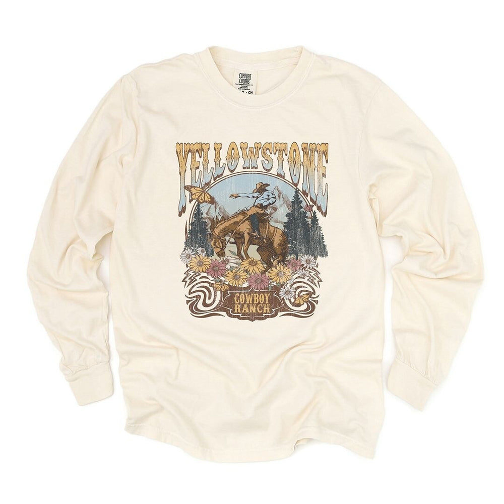 Yellowstone Cowboy Ranch Garment Dyed Long Sleeve