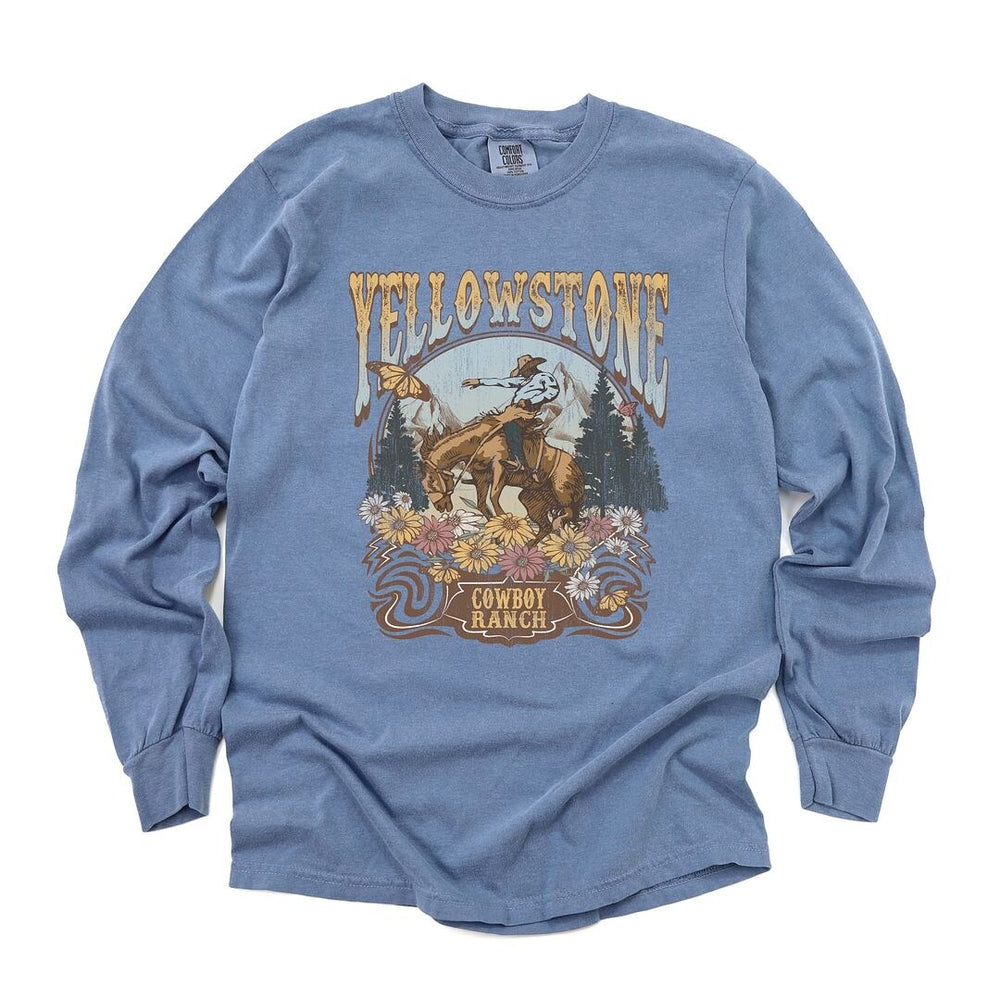 Yellowstone Cowboy Ranch Garment Dyed Long Sleeve