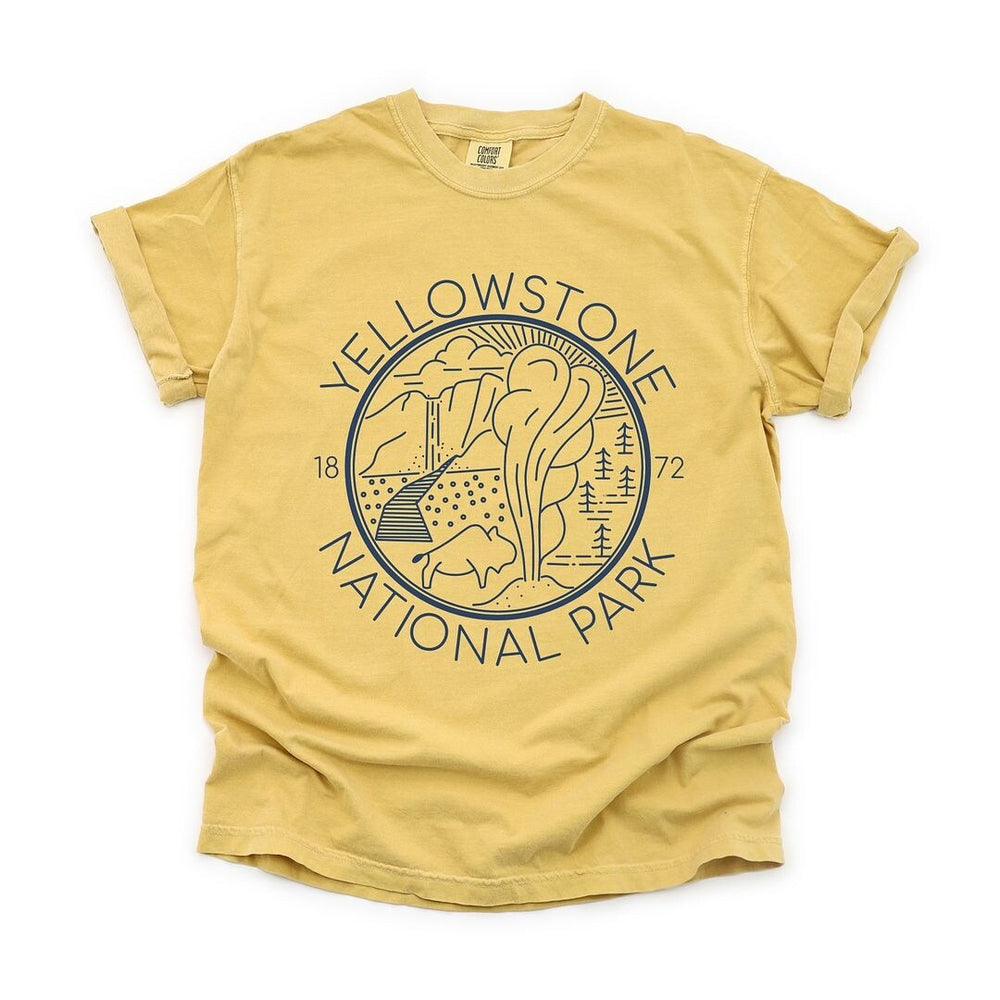 Yellowstone National Park Garment Dyed Tee