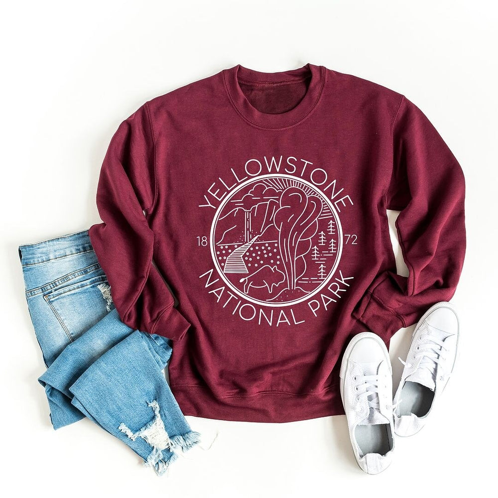 Yellowstone National Park Graphic Sweatshirt