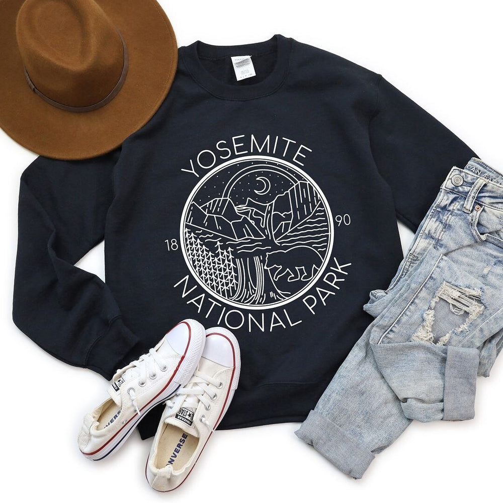 Yosemite National Park Graphic Sweatshirt