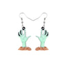 Zombie Hands Drop Earrings