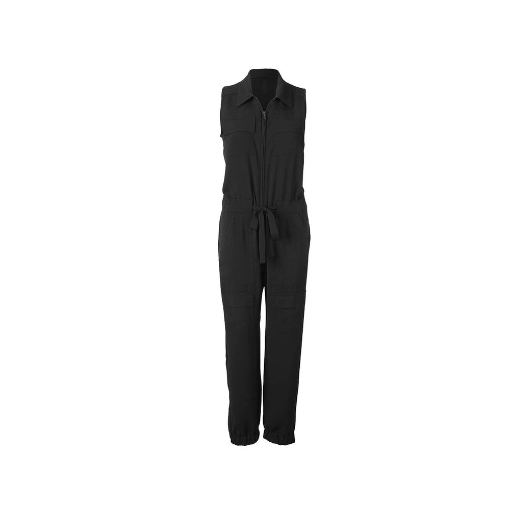 cabi Black Caper Jumpsuit