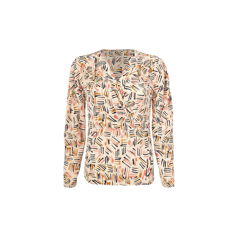 cabi Line Art Print Marni Blouse