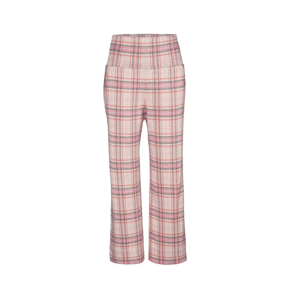 cabi Plaid Cheer Playdate Crop Pant