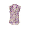 cabi Plum Floral Trifle Top