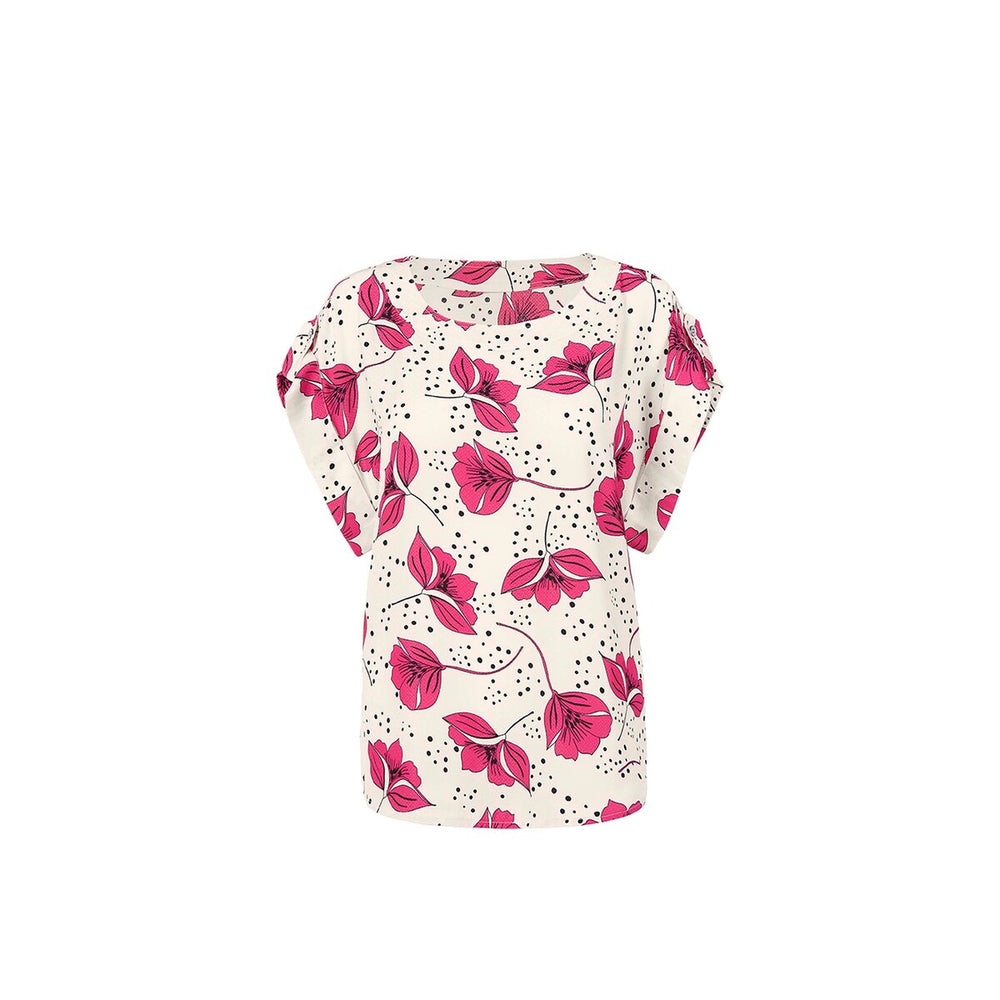 cabi Whimsy Print Boxy Top